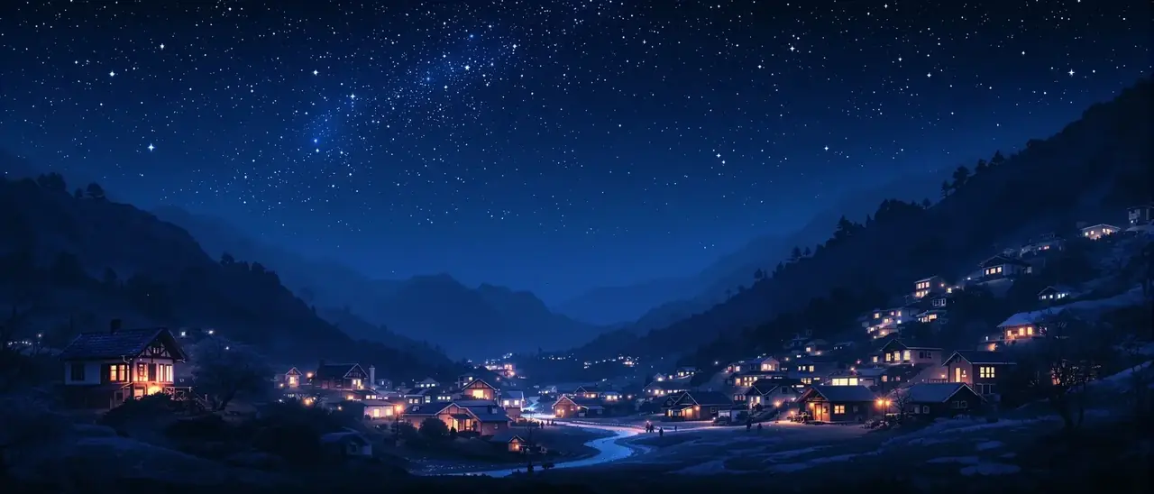长夜灯火 轮播海报